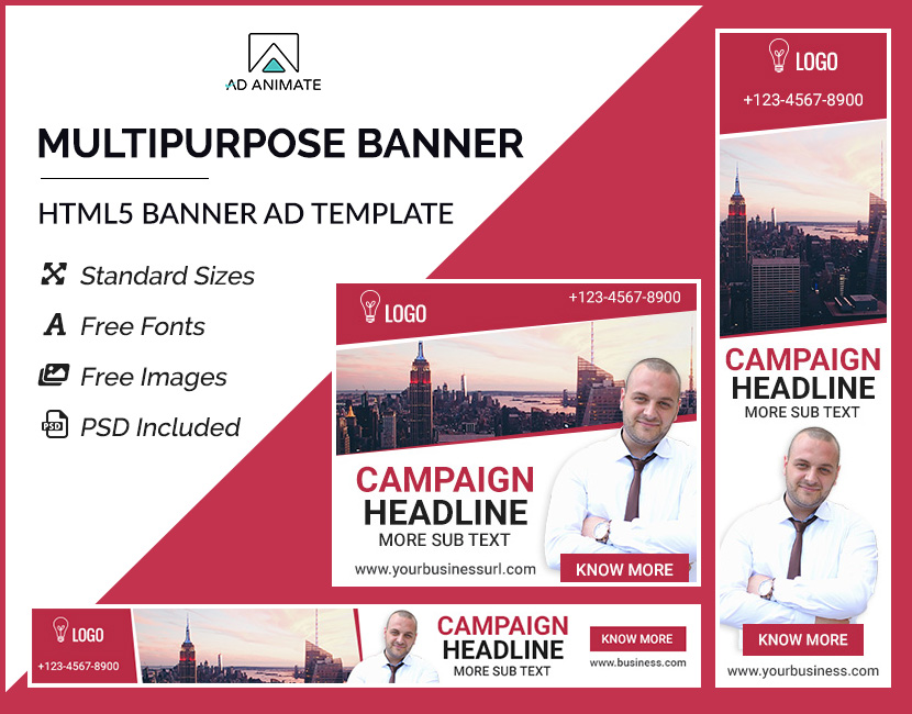 Multipurpose banner template