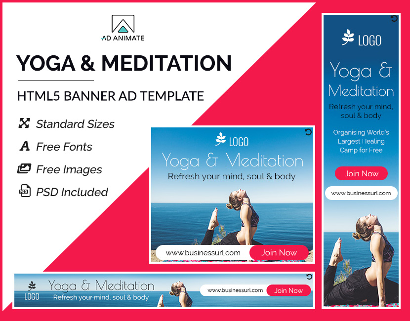 Yoga Banner Ad